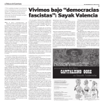 Vivimos bajo “democracias fascistas”: Sayak Valencia
