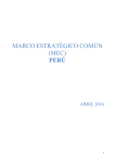 marco estratégico común (mec) perú - VLIR-UOS