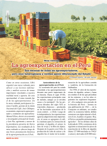 La agroexportación en el Perú