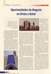Oportunidades de Negocio en Omán y Qatar