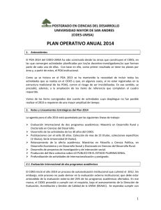 plan operativo anual 2014