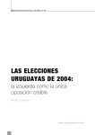 las elecciones uruguayas de 2004