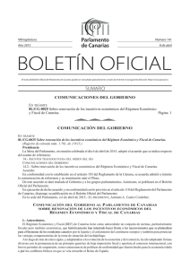 Boletín 141/2015 - Parlamento de Canarias