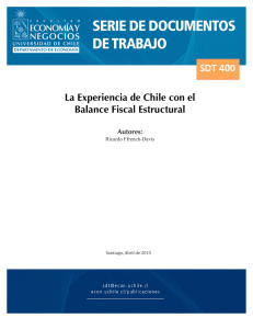 SDT$400 - El Departamento de Economía de la Universidad de Chile