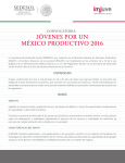 Jóvenes por un México Productivo 2016