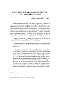 un aporte para la comprension de las crisis financieras