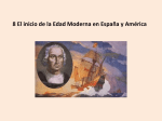Tema 8. El inicio de la Edad Moderna en España y América