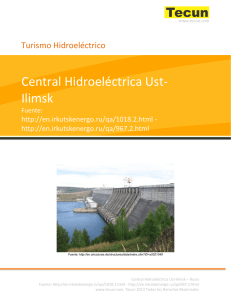 Central Hidroel&eacute;ctrica Ust- Ilimsk