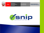 Nueva Directiva General del SNIP - Municipalidad Provincial de Puno