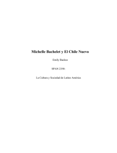 Michelle Bachelet y El Chile Nuevo