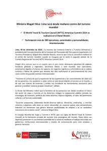 Ministra Magali Silva: Lima ser&aacute; desde ma&ntilde;ana centro