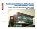Modernización del Registro Público Panamá