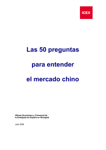 Las 50 preguntas para entender el mercado chino