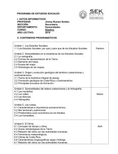 Programación resumida E.S 7 - Colegio Internacional SEK Costa Rica