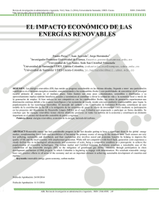 el impacto economico de las energias renovables