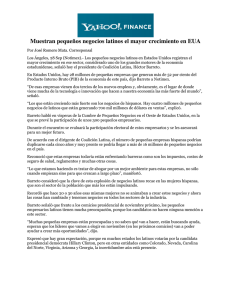 Muestran pequeños negocios latinos el mayor crecimiento en EUA