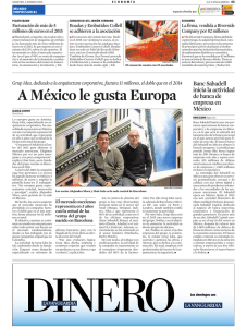 A México le gusta Europa