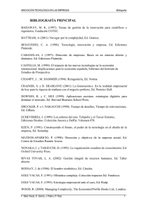 Bibliografía principal y complementaria