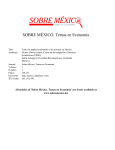 Tools for applied economists to do research on Mexico.