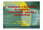 Andalucía y la Política de Cohesión comunitaria: balance y