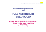Plan nacional de desarrollo