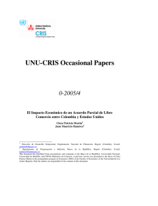 UNU-CRIS Occasional Papers 0