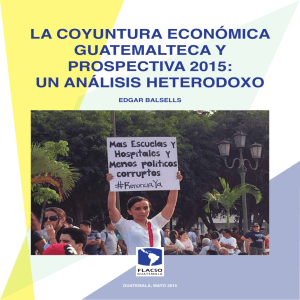 la coyuntura económica guatemalteca y prospectiva 2015