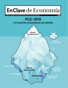 PGE 2016 y situación económica en España