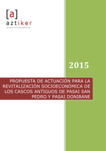 propuesta de actuaci&oacute;n para la revitalizaci&oacute;n