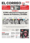 El PNV reforzará su mayoría por delante de Podemos y