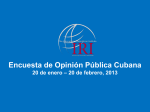Encuesta de Opinión Pública Cubana