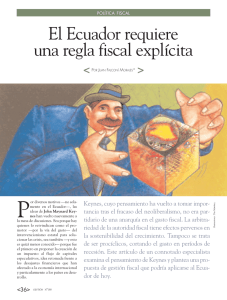 El Ecuador requiere una regla fiscal explícita