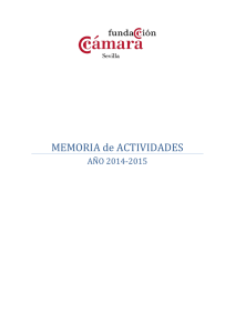 MEMORIA AÑO 2014-2015 Rosario Castro [Seleccione la fecha]
