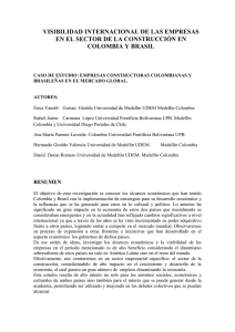 VISIBILIDAD INTERNACIONAL DE LAS EMPRESAS EN EL