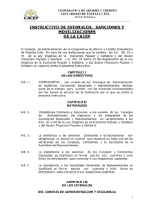 Instructivo de Estimulos y Sanciones