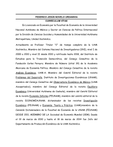 grados academicos - Universidad Autónoma Metropolitana Unidad