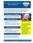 Bernie 2016 Leaflet (Esp)