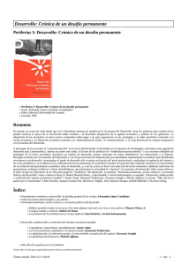 Desarrollo: Crónica de un desafío permanente