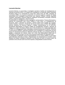 Leonardo S&aacute;nchez - Universidad de Costa Rica