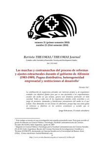 Las marchas y contramarchas del proceso de
