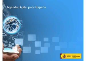Presentación de la Agenda Digital para España