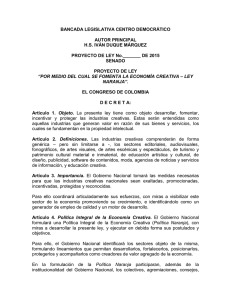 LEY NARANJA - Leyes Senado