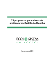 75 propuestas para el rescate ambiental de Castilla-La