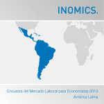 INOMICS-Encuesta del Mercado Laboral para Economistas 2013