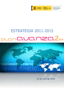 Estrategia 2011-2015 del Plan Avanza2