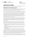 Press Release (in Spanish) - Public Policy Institute of California