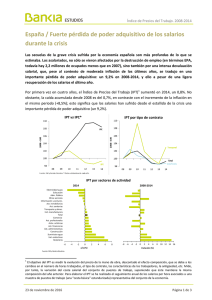 Espa&ntilde;a / Fuerte p&eacute;rdida de poder adquisitivo de los