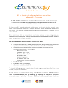 El 14 de Octubre llega el eCommerce Day a Bogotá