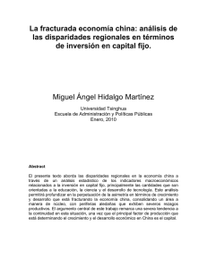 La fracturada economía china: análisis de las disparidades