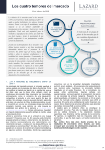 Los cuatro temores del mercado